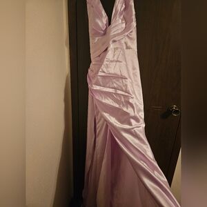 Elegant Lavender Satin Fabric